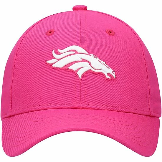 Outerstuff Girls Youth Pink Denver Broncos Structured Adjustable Hat 5 Outerstuff Girls Youth Pink Denver Broncos Structured Adjustable Hat - Image 3