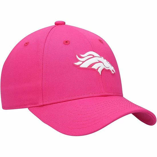 Outerstuff Girls Youth Pink Denver Broncos Structured Adjustable Hat 6 Outerstuff Girls Youth Pink Denver Broncos Structured Adjustable Hat - Image 4