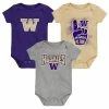 Outerstuff Infant Purple/Gold/Heathered Gray Washington Huskies 3-Pack Game On Bodysuit Set 2 Outerstuff Infant Purple/Gold/Heathered Gray Washington Huskies 3-Pack Game On Bodysuit Set -Outerstuff shop unnamed file 6777