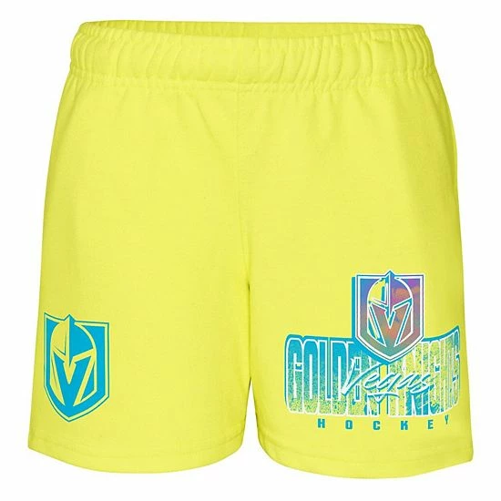 Outerstuff Toddler White/Yellow Vegas Golden Knights Wave Breaker T-Shirt & Shorts Set 6 Outerstuff Toddler White/Yellow Vegas Golden Knights Wave Breaker T-Shirt & Shorts Set - Image 4