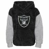 Outerstuff Girls Youth Black/Gray Las Vegas Raiders Game Time Teddy Fleece Pullover Hoodie -Outerstuff shop unnamed file 6826