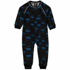 Outerstuff Toddler Black Carolina Panthers Piped Raglan Full-Zip Jumper