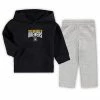 Outerstuff Infant Navy/Heathered Gray Milwaukee Brewers Fan Flare Fleece Hoodie And Pants Set