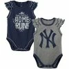 Outerstuff Newborn & Infant Navy/Gray New York Yankees Shining All-Star 2-Pack Bodysuit Set -Outerstuff shop unnamed file 6872