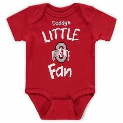 Outerstuff Infant Red Ohio State Buckeyes Daddy's Little Fan Creeper