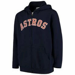 Outerstuff Youth Navy Houston Astros Team Color Wordmark Full-Zip Hoodie -Outerstuff shop unnamed file 69