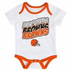 Outerstuff Newborn & Infant Orange/White Cleveland Browns Monterey Tie-Dye 2-Pack Bodysuit Set -Outerstuff shop unnamed file 6996