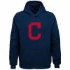 Outerstuff Youth Navy Cleveland Indians Primary Team Logo Pullover Hoodie -Outerstuff shop unnamed file 7009