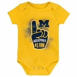 Outerstuff Infant Navy/Maize/Heather Gray Michigan Wolverines Game On Three-Pack Bodysuit Set 10 Outerstuff Infant Navy/Maize/Heather Gray Michigan Wolverines Game On Three-Pack Bodysuit Set -Outerstuff shop unnamed file 7054