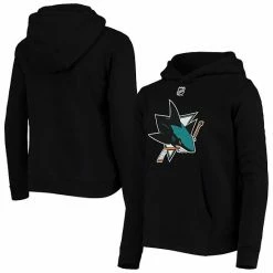 Outerstuff Youth Black San Jose Sharks Primary Logo Pullover Hoodie -Outerstuff shop unnamed file 7062
