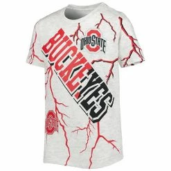 Outerstuff Youth White Ohio State Buckeyes Highlight Lightning Print Oversized T-Shirt 8 Outerstuff Youth White Ohio State Buckeyes Highlight Lightning Print Oversized T-Shirt -Outerstuff shop unnamed file 7067