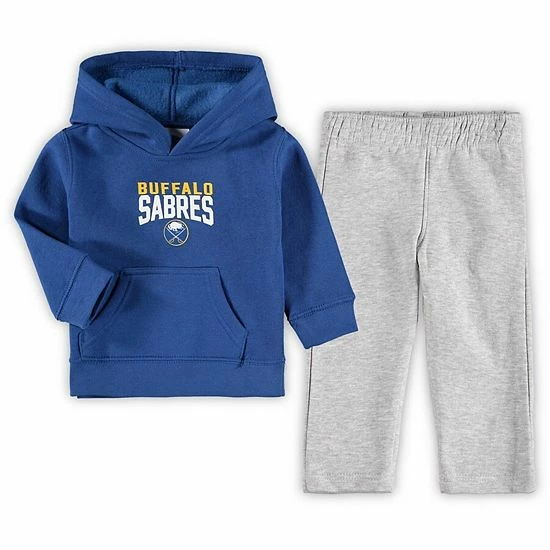 Outerstuff Toddler Royal/Heathered Gray Buffalo Sabres Fan Flare Pullover Hoodie & Pants Set 3 Outerstuff Toddler Royal/Heathered Gray Buffalo Sabres Fan Flare Pullover Hoodie & Pants Set