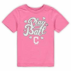Outerstuff Preschool Pink Cleveland Indians Ball Girl T-Shirt -Outerstuff shop unnamed file 7097