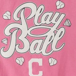 Outerstuff Preschool Pink Cleveland Indians Ball Girl T-Shirt -Outerstuff shop unnamed file 7098