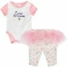 Outerstuff Girls Newborn & Infant White/Pink Minnesota Vikings Lil Princess Bodysuit & Tutu Leggings Set -Outerstuff shop unnamed file 7104