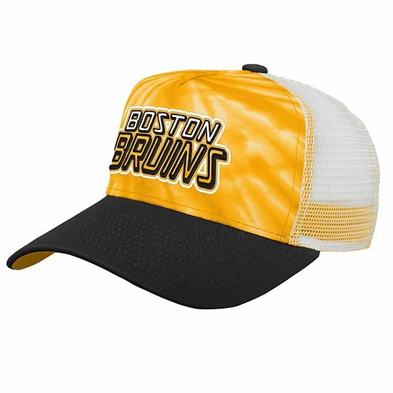 Outerstuff Youth Gold/Black Boston Bruins Team Tie-Dye Snapback Hat 3 Outerstuff Youth Gold/Black Boston Bruins Team Tie-Dye Snapback Hat