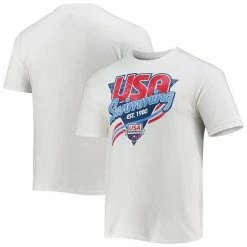 Outerstuff Men's White USA Swimming Streamline T-Shirt