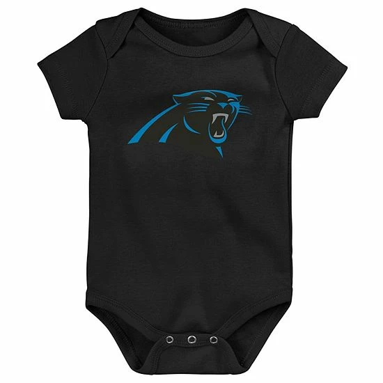 Outerstuff Infant Black/Blue/Heathered Gray Carolina Panthers 3-Pack Game On Bodysuit Set 5 Outerstuff Infant Black/Blue/Heathered Gray Carolina Panthers 3-Pack Game On Bodysuit Set - Image 3