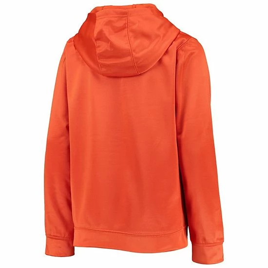 Outerstuff Youth Orange Houston Dynamo FC Players Performance Pullover Hoodie 5 Outerstuff Youth Orange Houston Dynamo FC Players Performance Pullover Hoodie - Image 3