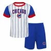Outerstuff Toddler White/Royal Chicago Cubs Position Player T-Shirt & Shorts Set
