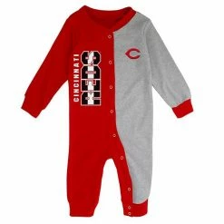Outerstuff Infant Red/Gray Cincinnati Reds Halftime Sleeper 8 Outerstuff Infant Red/Gray Cincinnati Reds Halftime Sleeper -Outerstuff shop unnamed file 7250