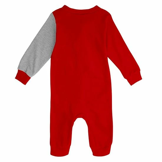 Outerstuff Infant Red/Gray Cincinnati Reds Halftime Sleeper 6 Outerstuff Infant Red/Gray Cincinnati Reds Halftime Sleeper - Image 4