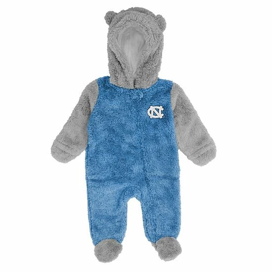 Outerstuff Newborn & Infant Carolina Blue/Gray North Carolina Tar Heels Game Nap Teddy Fleece Bunting Full-Zip Sleeper 3 Outerstuff Newborn & Infant Carolina Blue/Gray North Carolina Tar Heels Game Nap Teddy Fleece Bunting Full-Zip Sleeper