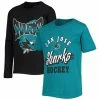 Outerstuff Youth Teal/Black San Jose Sharks Two-Man Advantage T-Shirt Combo Set -Outerstuff shop unnamed file 7253