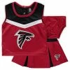Outerstuff Girls Preschool Red Atlanta Falcons Two-Piece Spirit Cheer Cheerleader Set With Bloomers -Outerstuff shop unnamed file 7287