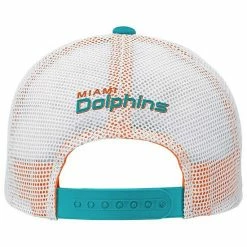 Outerstuff Preschool Aqua/White Miami Dolphins Core Lockup Mesh Back Snapback Hat -Outerstuff shop unnamed file 7370