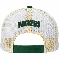 Outerstuff Preschool Green/White Green Bay Packers Core Lockup Mesh Back Snapback Hat -Outerstuff shop unnamed file 7386