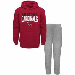 Outerstuff Toddler Cardinal/Heathered Gray Arizona Cardinals Fan Flare Pullover Hoodie & Sweatpants Set