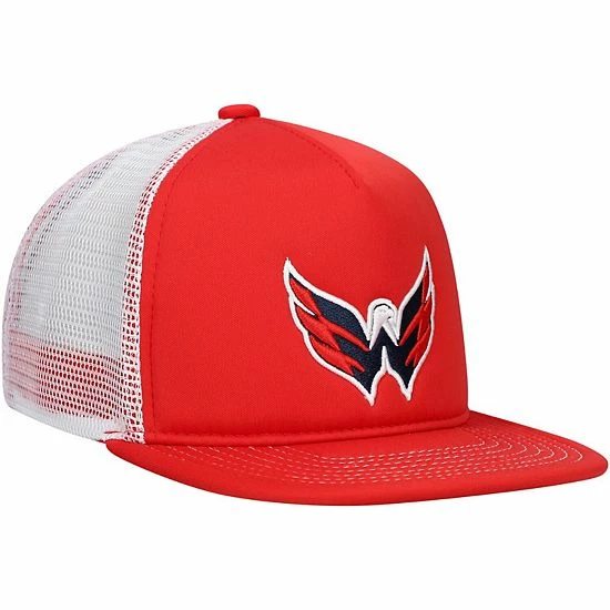 Outerstuff Youth Red Washington Capitals Foam Front Trucker Snapback Hat 6 Outerstuff Youth Red Washington Capitals Foam Front Trucker Snapback Hat - Image 4