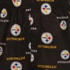 Outerstuff Pittsburgh Steelers Youth All Over Print Lounge Pants - Black -Outerstuff shop unnamed file 75
