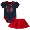 Outerstuff Girls Infant Navy/Red Boston Red Sox Outfielder Bodysuit & Skirt Set