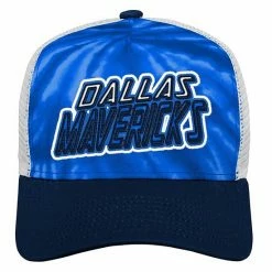 Alternative view of Outerstuff Youth Blue/Navy Dallas Mavericks Santa Cruz Tie-Dye Snapback Hat