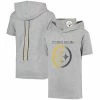 Outerstuff Youth Heathered Gray Pittsburgh Steelers On Guard Hoodie T-Shirt