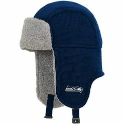 Outerstuff Youth College Navy Seattle Seahawks Flat Trooper Knit Hat