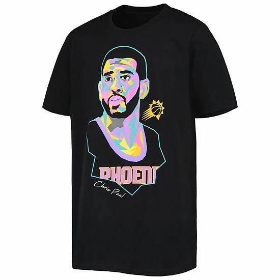 Outerstuff Youth Chris Paul Black Phoenix Suns Artist Series T-Shirt 5 Outerstuff Youth Chris Paul Black Phoenix Suns Artist Series T-Shirt - Image 3