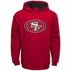 Outerstuff Youth Scarlet San Francisco 49ers Fan Gear Prime Pullover Hoodie