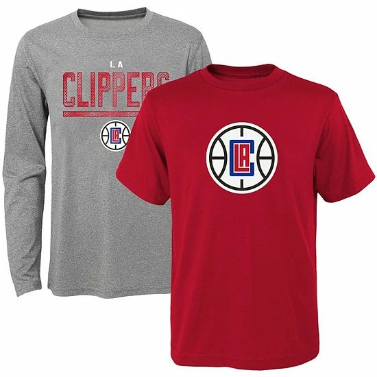 Outerstuff Youth Red LA Clippers Team T-Shirt Combo Set 4 Outerstuff Youth Red LA Clippers Team T-Shirt Combo Set - Image 2