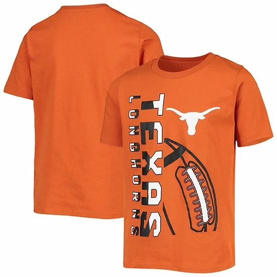 Outerstuff Youth Texas Orange Texas Longhorns Encore Play Football T-Shirt 4 Outerstuff Youth Texas Orange Texas Longhorns Encore Play Football T-Shirt - Image 2