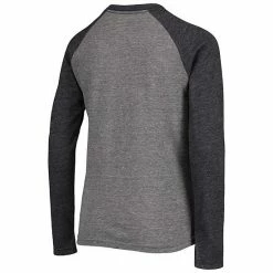 Outerstuff Youth Heathered Gray/Heathered Black Vegas Golden Knights Square Up Tri-Blend Raglan Long Sleeve T-Shirt -Outerstuff shop unnamed file 7662