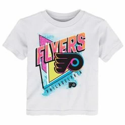 Outerstuff Toddler White/Orange Philadelphia Flyers Wave Breaker T-Shirt & Shorts Set -Outerstuff shop unnamed file 7669