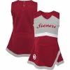 Outerstuff Girls Youth Crimson Oklahoma Sooners Cheer Captain Jumper Dress -Outerstuff shop unnamed file 7688