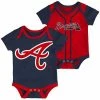 Outerstuff Infant Red/Navy Atlanta Braves Double 2-Pack Bodysuit Set -Outerstuff shop unnamed file 7721