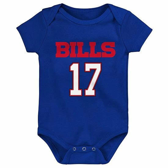 Outerstuff Newborn Josh Allen Royal Buffalo Bills Mainliner Name & Number Bodysuit 5 Outerstuff Newborn Josh Allen Royal Buffalo Bills Mainliner Name & Number Bodysuit - Image 3