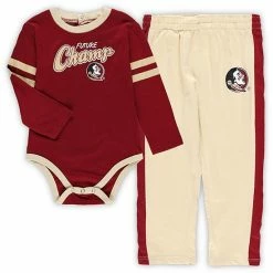 Outerstuff Infant Garnet/Gold Florida State Seminoles Little Kicker Long Sleeve Bodysuit And Sweatpants Set -Outerstuff shop unnamed file 7753