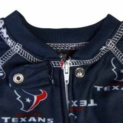 Outerstuff Houston Texans Newborn Full Zip Raglan Coverall - Navy Blue -Outerstuff shop unnamed file 7761