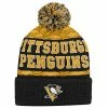 Outerstuff Youth Black Pittsburgh Penguins Puck Pattern Cuffed Knit Hat With Pom 2 Outerstuff Youth Black Pittsburgh Penguins Puck Pattern Cuffed Knit Hat With Pom -Outerstuff shop unnamed file 777